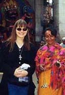 Nola and friend in Nepal