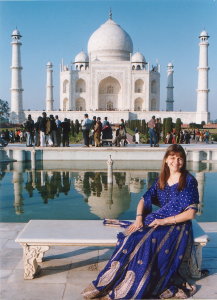Nola at the Taj Mahal
